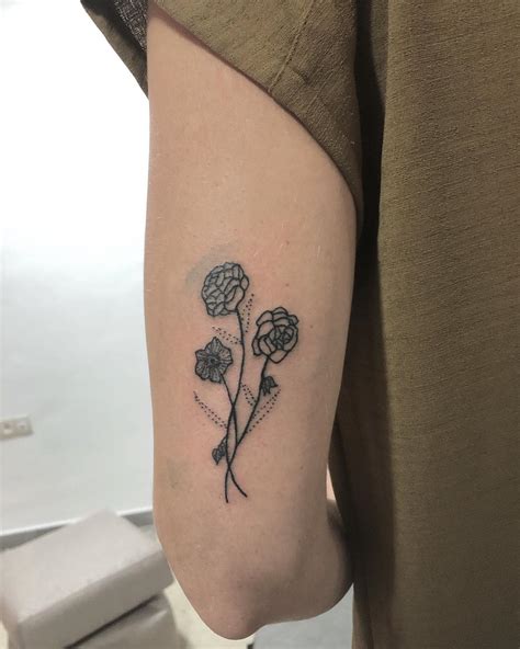 delilah flower tattoo